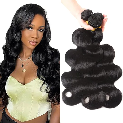 Vista 12 de 12A Brazilian Deep Wave Human Hair Bundles 14 16 18Inch 100% Unprocessed Brazilian Virgin Human Hair Weave 3Bundles Deep Wave Curly Hair Extensions