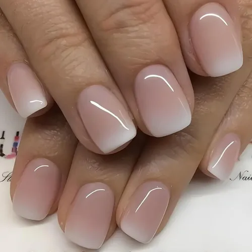 Vista 18 de 24 uñas postizas cuadradas a presión, cortas, bonitas, florales, acrílicas, con diseños de flores de arcoíris, uñas reutilizables con pegamento