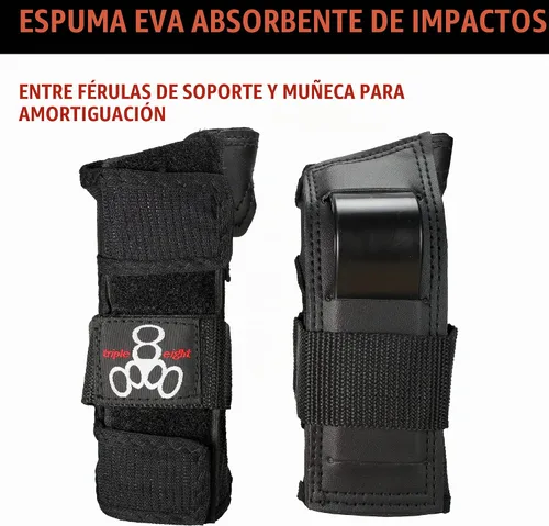Vista 4 de Triple Eight WRISTSAVER Wrist Guards – Ideal for Skateboarding, in-line Skating, and Roller Skating
