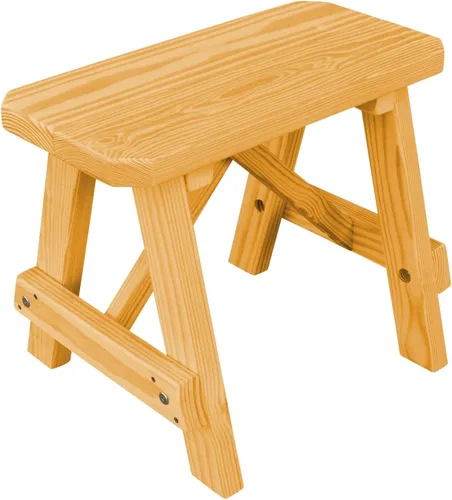 Vista 41 de Furniture Barn USA Pine - Banco tradicional de 2 pies, color negro