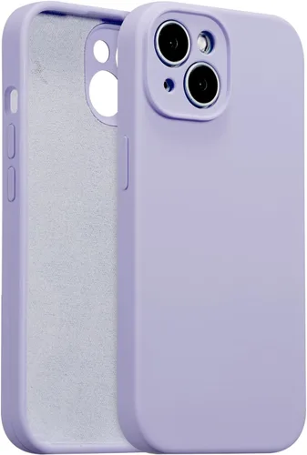 Vista 27 de Funda de silicona para iPhone Air, con [protección completa de la cámara] [forro de microfibra suave antiarañazos], funda de silicona líquida ultra