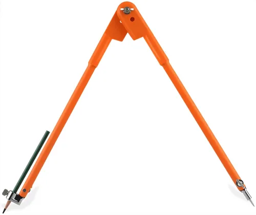 Vista 2 de Compás Profesional de Carpintería Lápiz Marcador Compás Hacedor de Círculos Escriba para Geometría (Mediano)