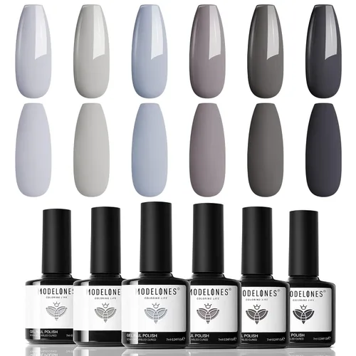 Vista 22 de modelones Juego de imanes de ojo de gato, esmalte de gel francés con corazón de ojo de gato, kit de herramientas de uñas de doble cabeza 5 en 1