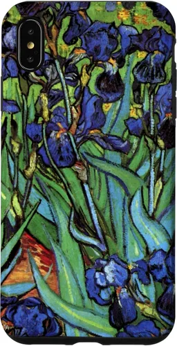 Vista 11 de Irises by Vincent Van Gogh, Flowers in a Garden - Carcasa para iPhone 17