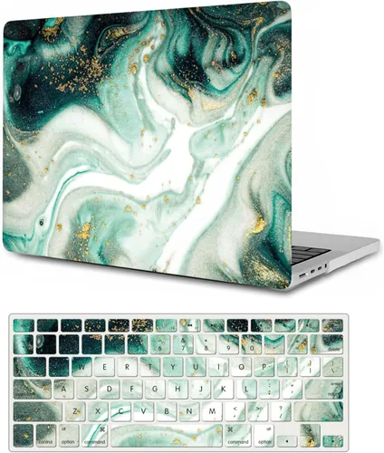 Vista 25 de Funda compatible con MacBook Pro de 13 pulgadas 2012 2011 2010 2009 2008 versión A1278, funda protectora de plástico duro y cubierta de teclado
