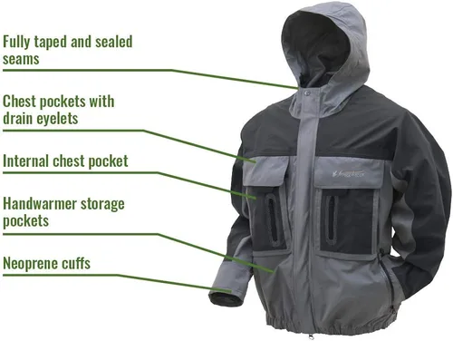 Vista 2 de FROGG TOGGS Men's Pilot 3 Guide Waterproof Rain Jacket