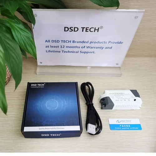 Vista 6 de DSD TECH SH-BT01C Relé Bluetooth V2 Compatible con temporizador y código de seguridad para iOS y Android