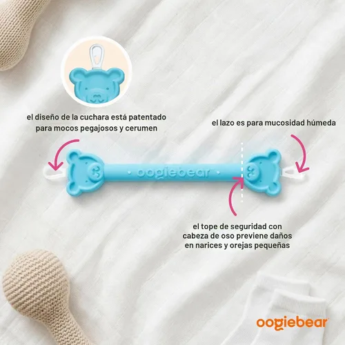 Vista 3 de Oogiebear – Limpiador de oídos y nariz para bebés, Paquete de 1