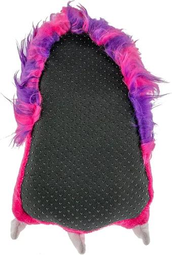 Vista 3 de Lazy One - Pantuflas con diseño de garra de animal para niños y adultos disfraz divertido para niños cálidas pantuflas peludas