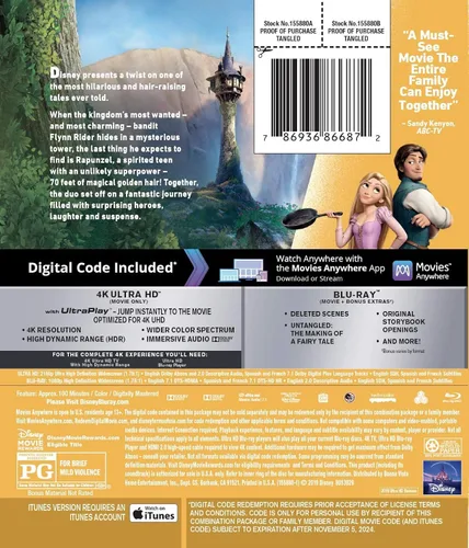 Vista 2 de Tangled Blu-ray
