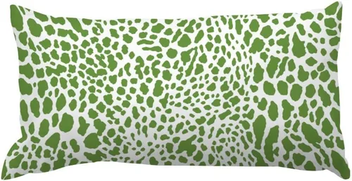Vista 20 de Funda de almohada con estampado de leopardo negro, funda de almohada de piel de animal de 12 x 16 pulgadas, almohada decorativa para el hogar