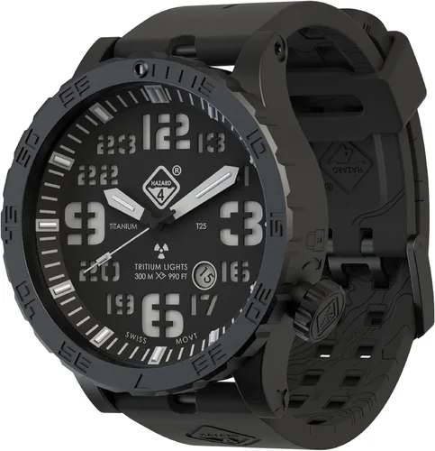 Vista 52 de HAZARD 4 Heavy Water Diver™ : Titanium Tritium Dive-Watch