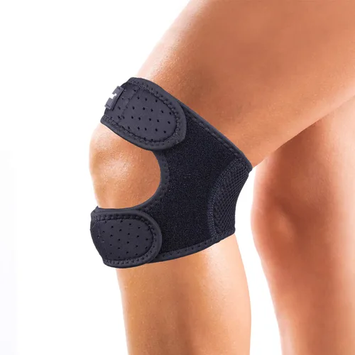 Vista 9 de THX4COPPER Rodillera de Rótula de Compresión Doble Ajustable para Alivio del Dolor, Soporte de Correa de Rodilla para Correr, Saltador, Ejercicio