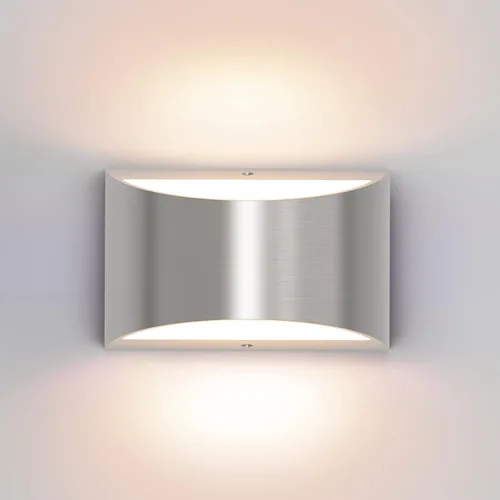 Vista 16 de Aipsun Aplique de Pared de Latón Cepillado Luces de Pared Interiores con Cableado Directo 1 Paquete Luz de Montaje en Pared Hacia Arriba y Hacia