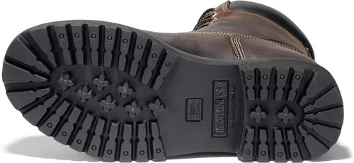 Vista 4 de Botas para hombre Timberland PRO 26011, ajuste directo, caña de 8 pulgadas, punta blanda