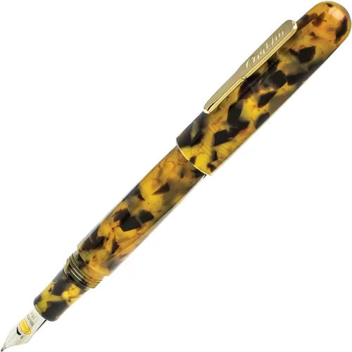 Vista 10 de Pluma estilográfica Conklin All American en negro – Punta ancha, diseño audaz y calidad premium – Regalo ideal para profesionales y entusiastas