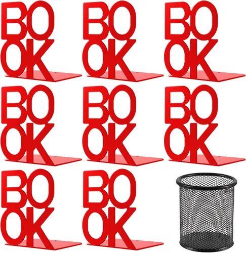 Vista 16 de Extremos para libros, soportes decorativos de metal para libros, libros, diseño de apariencia única, resistente Tapón de metal antideslizante
