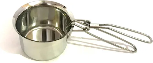 Vista 3 de Stainess Steel Pakkad Alambre Pinza Acero Cocina Cocina Cocina Acero Inoxidable Pakkad Plain Utility Pakkad Premium Calidad Sandasi Hot Pan Gripper