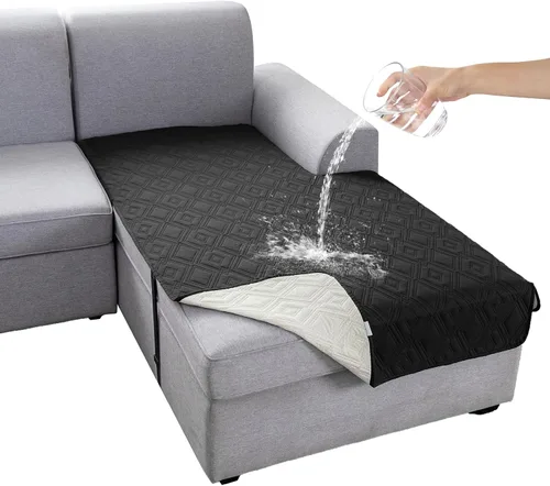 Vista 27 de Genina Juego de 2 Fundas de Reposabrazos para Sofá 100% Impermeables, Fundas para Reposabrazos de Sofá, Sillón, Protectores Antideslizantes