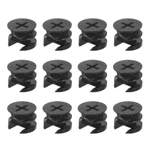 Vista 7 de HARFINGTON Tuerca de bloqueo de leva para muebles, 8 piezas de 0.591 x 0.472 in, tuercas de bloqueo para muebles, accesorios de leva de conexión
