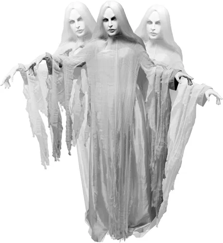 Vista 12 de Haunted Hill Farm Hartley The Sitting Scare Clown de Tekky, animatrónico de Halloween activado por movimiento para decoración de bromas de fiesta