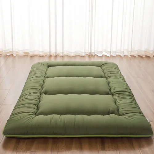 Vista 14 de Zelladorra Colchón japonés de suelo, colchón futón con bolsa de almacenamiento portátil y funda lavable, tapete de tatami grueso enrollable adecuado