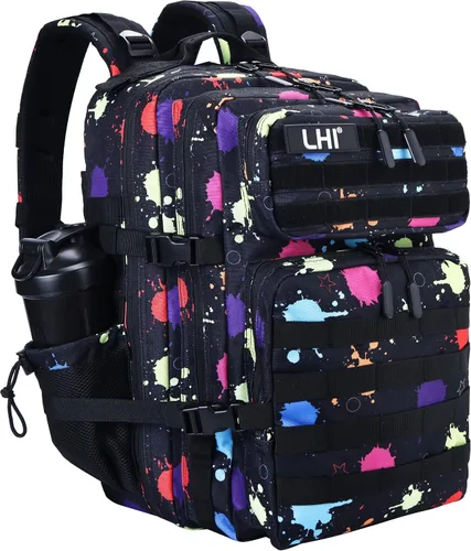 Vista 38 de LHI Mochila Táctica Militar para Hombres y Mujeres 45L Ejército 3 Días Mochila de Asalto Bolsa Mochila Grande con Sistema Molle