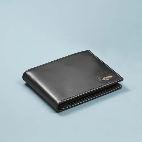 Vista 13 de Fossil Ryan - Cartera plegable de piel con bloqueo RFID y ventana de identificación abatible para hombre