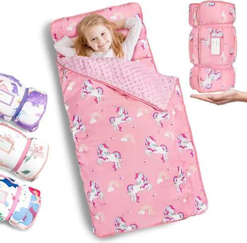 Vista 16 de Primlect - Tapete para siesta con almohada, saco de dormir extra grande grueso Beige