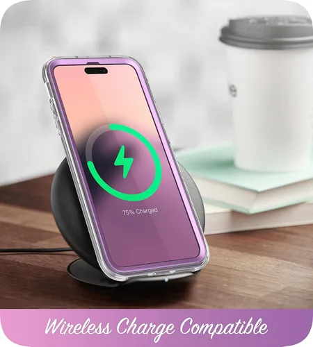 Vista 6 de i-Blason Cosmo Series - Funda para iPhone 14 Pro de 6.1 pulgadas (versión 2022), funda protectora delgada de cuerpo completo con protector