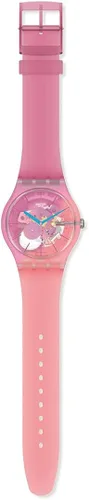 Vista 2 de Swatch Reloj de cuarzo para mujer diseño de gotas mensuales Suok151