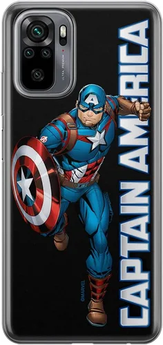 Vista 12 de ERT GROUP Funda para Xiaomi REDMI Note 10/10S Original y Oficialmente Licenciada Marvel Patrón Capitán América 002 adaptado de manera óptima a
