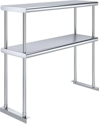 Vista 10 de NSF - Estantería doble de acero inoxidable
