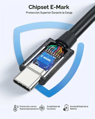 Vista 6 de Cable Matters [Certificado Intel] Cable Thunderbolt 4 de 40 Gbps, 1 pie/1.0 ft Negro