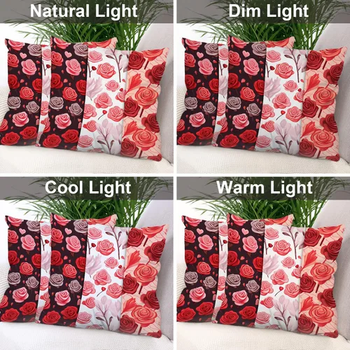 Vista 221 de Batmerry Autumn Pumpkin Templeton Throw Pillow Covers, Green Leaves Paths Forests Decorative Pillow Covers Digital Printing Blended for Couch Sofa