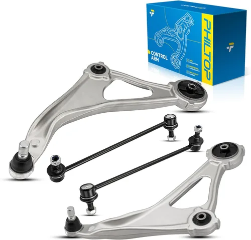 Vista 127 de PHILTOP 6 piezas de brazo de control delantero inferior con barra estabilizadora de rótula para Nissan Rogue 2014-2020 Rogue Sport 2017-2022 Qashqai