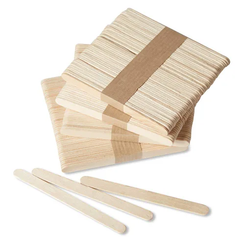 Vista 3 de hand2mind Juego de palos de madera natural y palitos de artesanía jumbo Perfect Stix (1000 unidades)