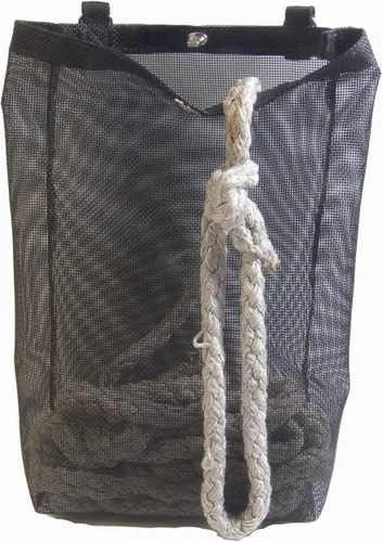 Vista 2 de Malla negra, resistente, ideal para barcos o líneas costeras