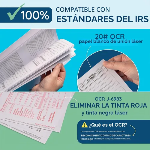 Vista 4 de Blue Summit Supplies 1099 NEC 2026 Kit de formularios de impuestos 2026, 50 unidades, 4 piezas, sobres