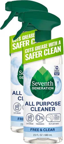 Vista 9 de Seventh Generation, limpiador multiusos, libre y transparente, 23 onzas