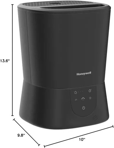 Vista 10 de Honeywell Humidificador de vapor caliente, de fácil mantenimiento, sin filtro, para habitaciones medianas, tanque de 1.5 galones – Humidistat
