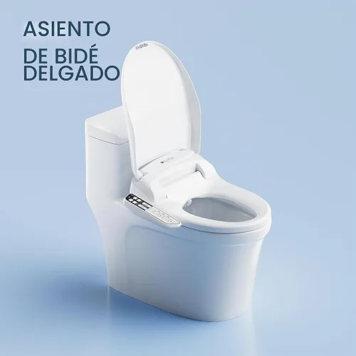 Vista 6 de Lotus Hygiene Systems ATS-500. Asiento para inodoro con tapa inteligente, climatizada con temperatura regulable. Color blanco.