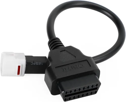 Vista 8 de Mad Hornets Conector adaptador de cable de 4 pines a OBD2 apto para Yamaha R1 R6 MT09