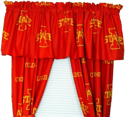 Vista 14 de College Covers Everything Comfy Alabama Crimson Tide - Juego de paneles de cortina, 2 paneles, 2 alzapaños a juego, 42 pulgadas de ancho por 63
