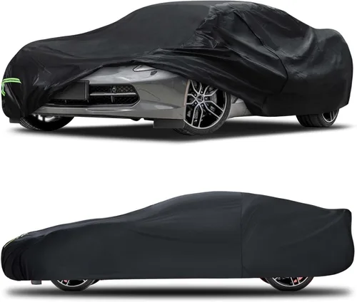 Vista 11 de Funda de auto para Tesla Model 3 2017-2026, 6 capas de cubierta impermeable para todo tipo de clima, cubierta exterior completa para exteriores
