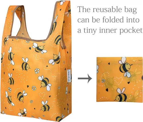 Vista 5 de Bowbear Divertido y plegable pequeño JoliBag Bolsa de compras reutilizable