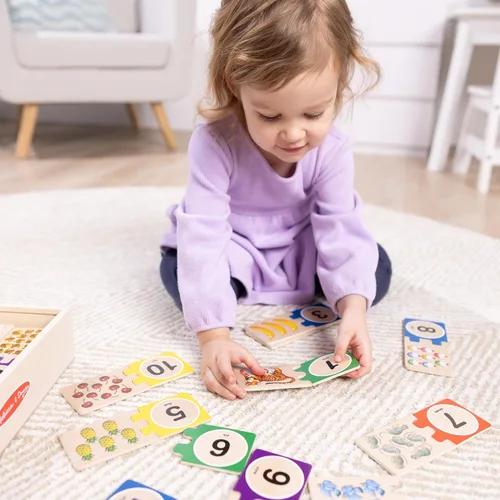 Vista 6 de Melissa & Doug Rompecabezas de números para autocorrección, Multicolor/Ninguno