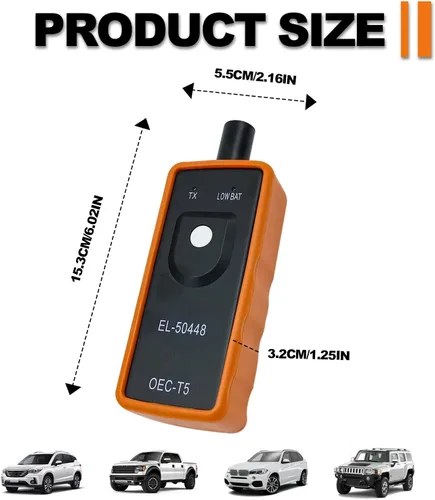 Vista 2 de Monitor de presión de neumáticos GM Automotive EL-50448 TPMS, herramienta de entrenamiento de programación del sistema TPMS, herramienta de reinicio