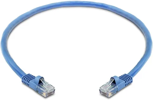 Vista 61 de Cmple - Cable Ethernet Cat5e de 1.5 pies, Cable Patch Ethernet UTP Cat 5e de 350 MHz, Cable LAN de red de 1 Gbps, conectores RJ45, compatible