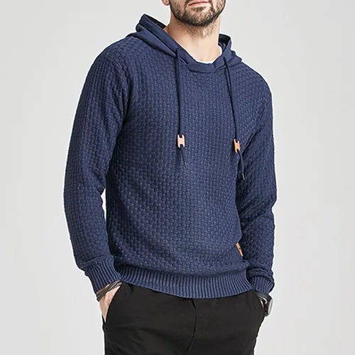 Vista 6 de Shiyingl Plaid Printed Sweatshirt for Men Casual Long SLeeve Waffle Pullover Patchwork Breathable Running Workout Blouse Tops